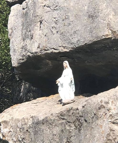 Skulptur av jesus