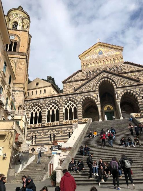 Murbygg i Amalfi